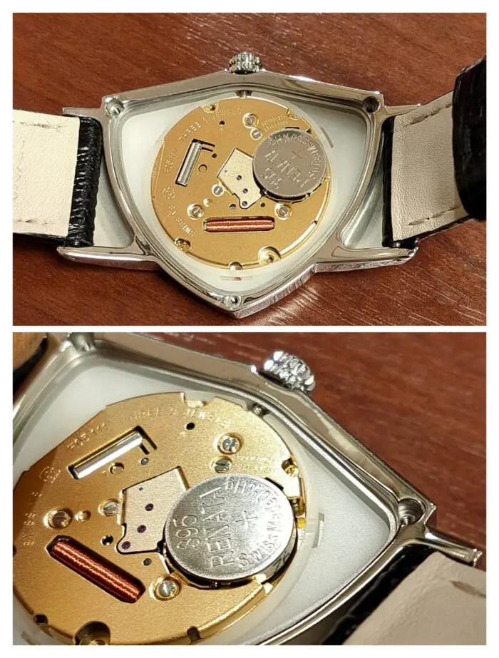 新旧2タイプ解説】ベンチュラを自分で安く電池交換する方法｜腕時計