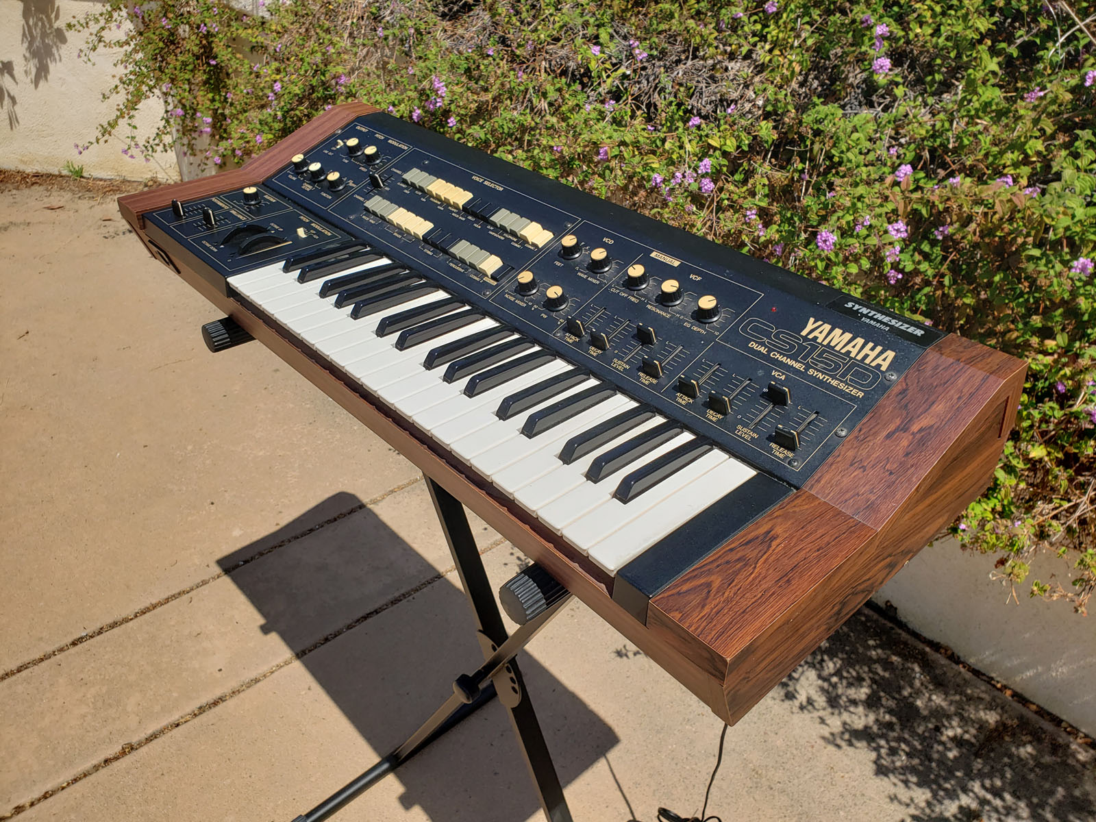 Yamaha CS-15D Dual Channel Vintage Synthesizer Keyboard – Synthchaser