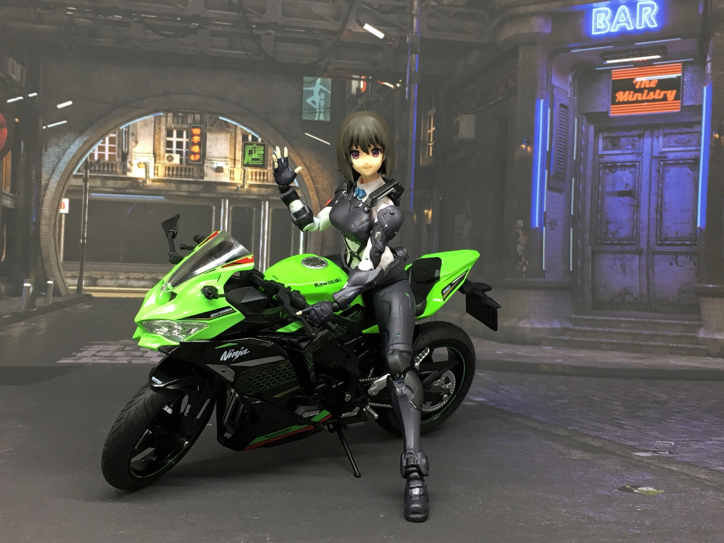 1/12【 KAWASAKI Ninja《 ZX-25R 》ライムグリーン×エボニー】②