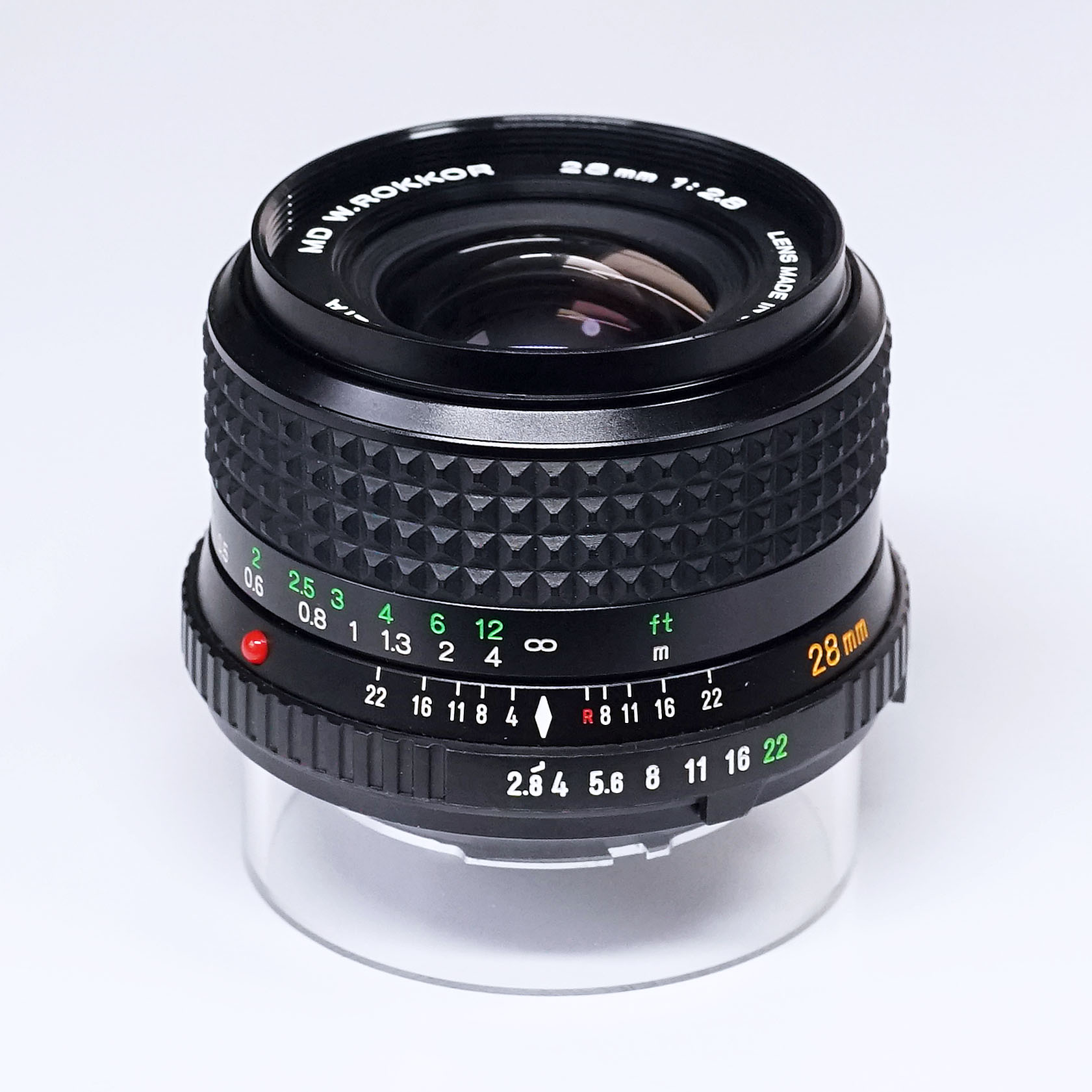 MINOLTA MD W.ROKKOR 28mm F2.8 ¥13,800（中古 SRマウント オールド