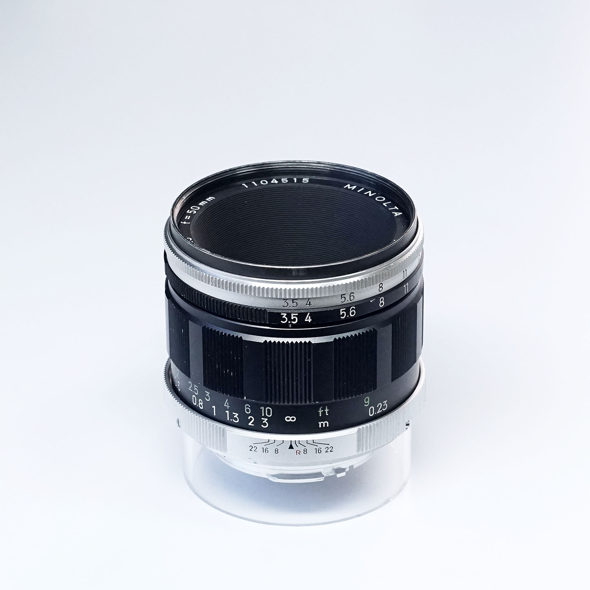 MINOLTA MACRO ROKKOR-QF 50mm F3.5 ¥8,800（中古 SRマウント オールド