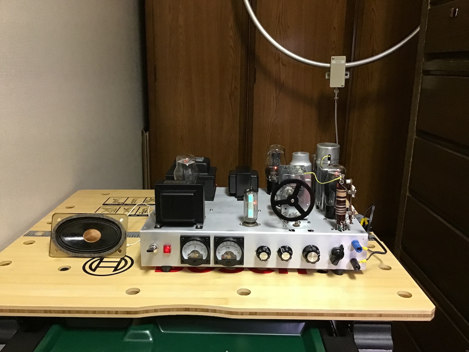 自作 ST管 5球スーパーラジオを入手 | 超入門：真空管ラジオこれ