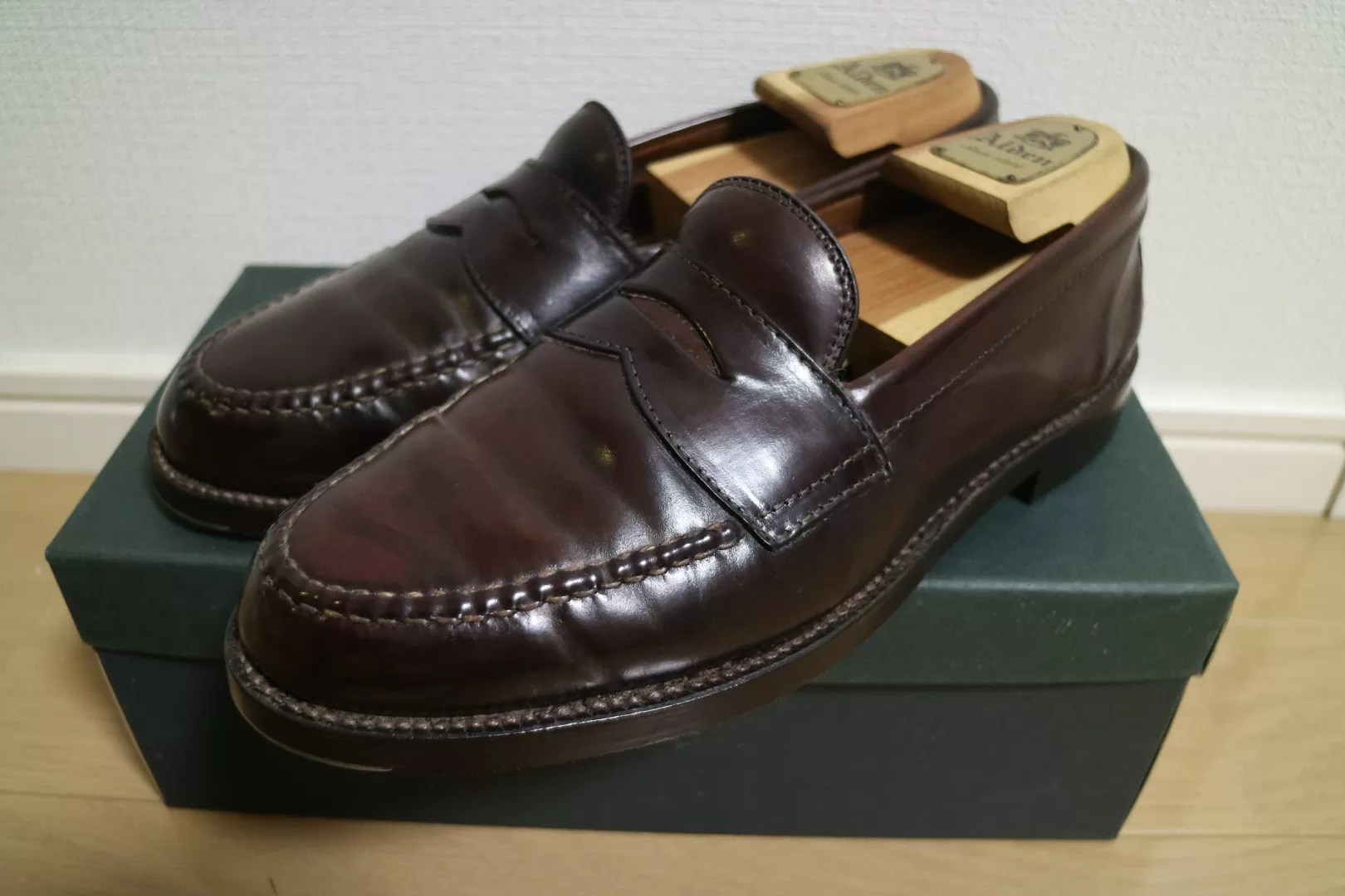 Alden 986】ペニーローファー｜購入から2年後の経年変化レビュー