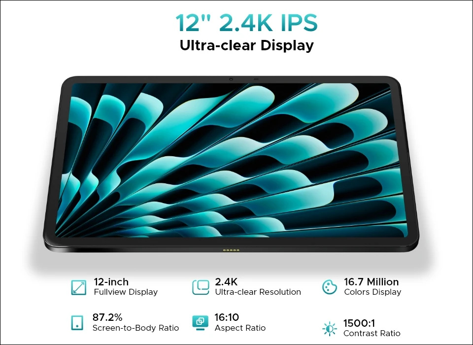 DOOGEE T40 Pro － 12インチと大型で、筆圧対応のペンやキーボードも