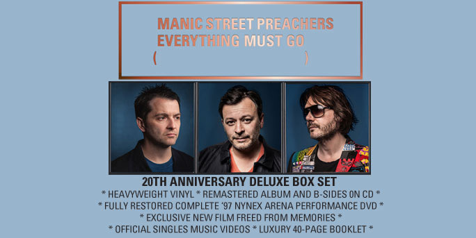 MANIC STREET PREACHERS – ” Everything Must Go ” 20th Anniversary