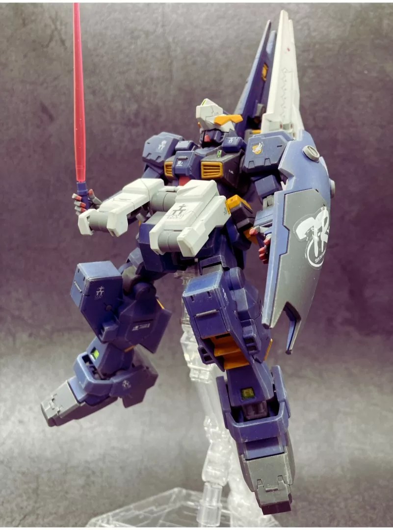 ガンプラ作例】HGUCガンダムTR-1[アドバンスドヘイズル]作例－部分塗装