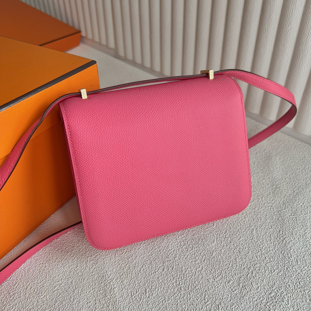 エルメス定価 HERMES コンスタンスミニ ローズアザレ ヴォーエプソン