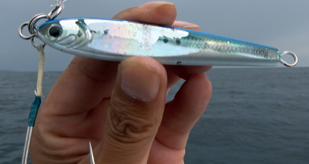 ワンチャンスをモノにしてヒラマサ。やっぱり「ソルティガTGベイト」は