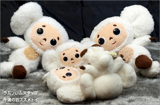 今週のおススメトイ】毛並みで選ぶ白いチェブラーシカぬいぐるみ