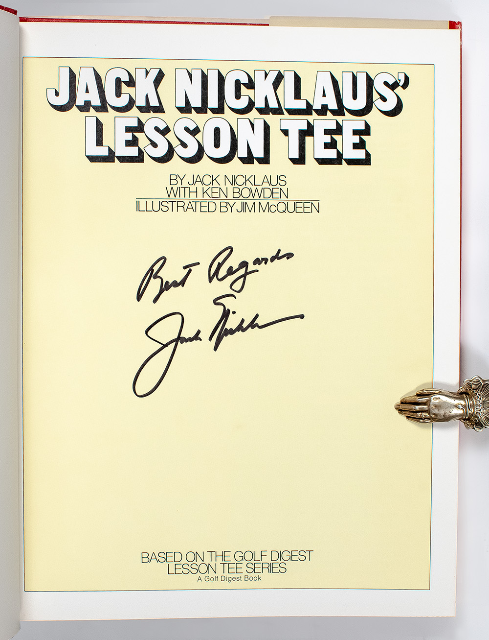 Jack Nicklaus' Lesson Tee. - Raptis Rare Books | Fine Rare and
