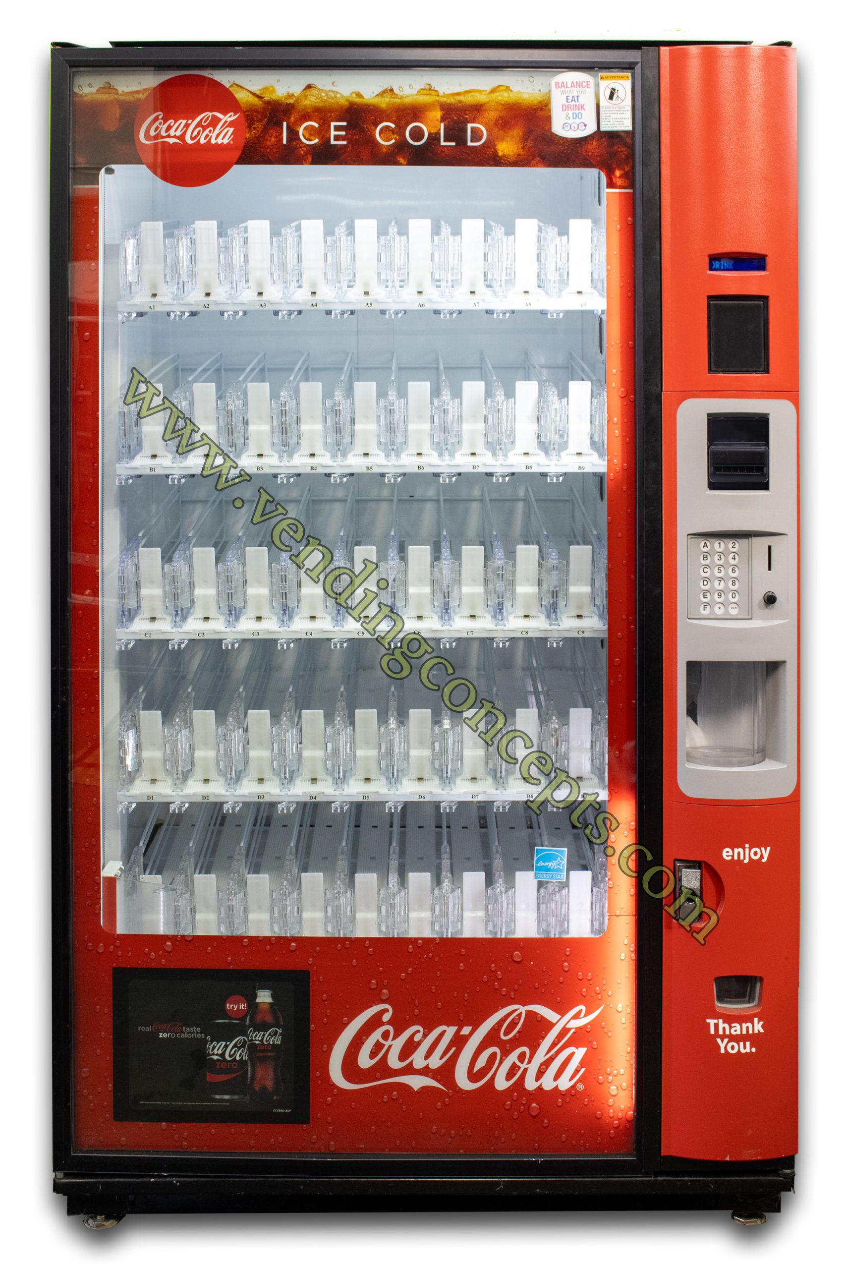 Dixie Narco Bevmax 5800-4 Coca-Cola - Vending Concepts