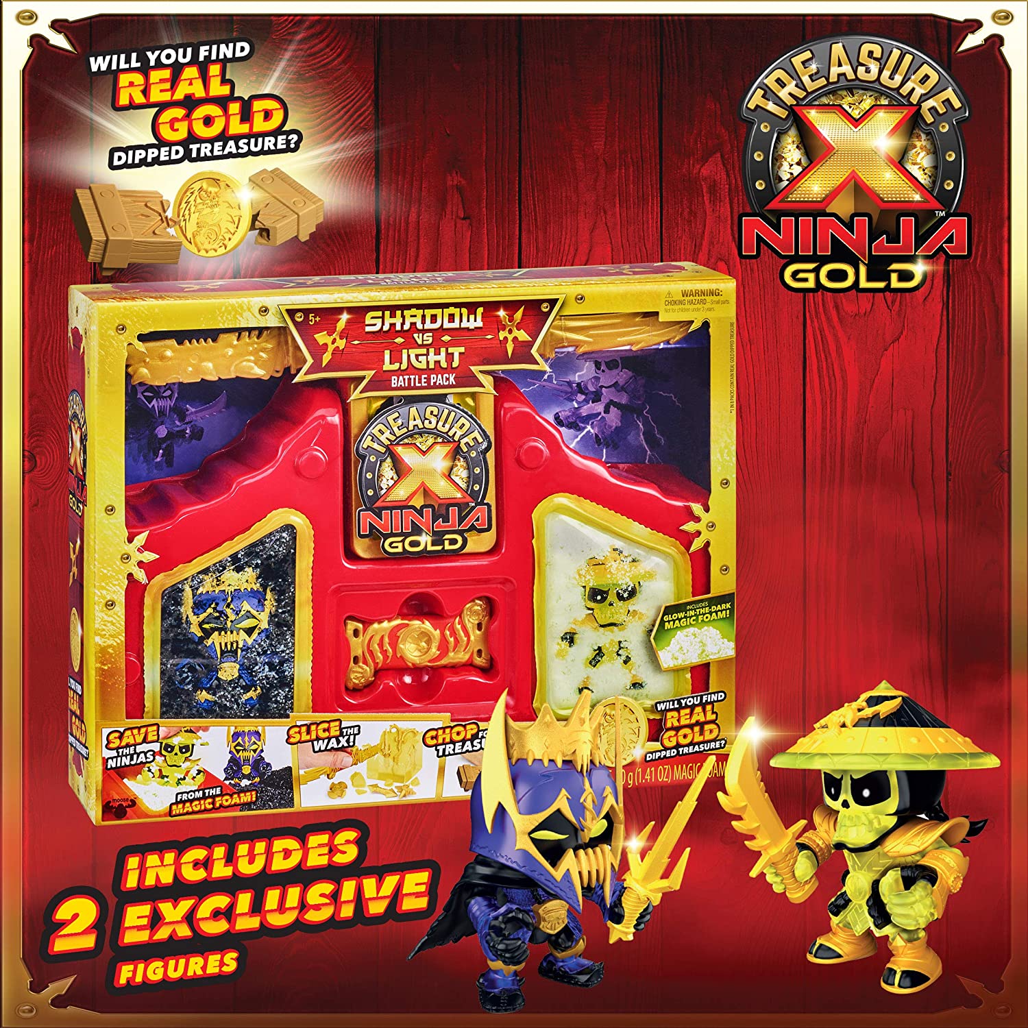 Treasure X Ninja Gold Slice Battle Pack-4168-RT - Toys 4 You