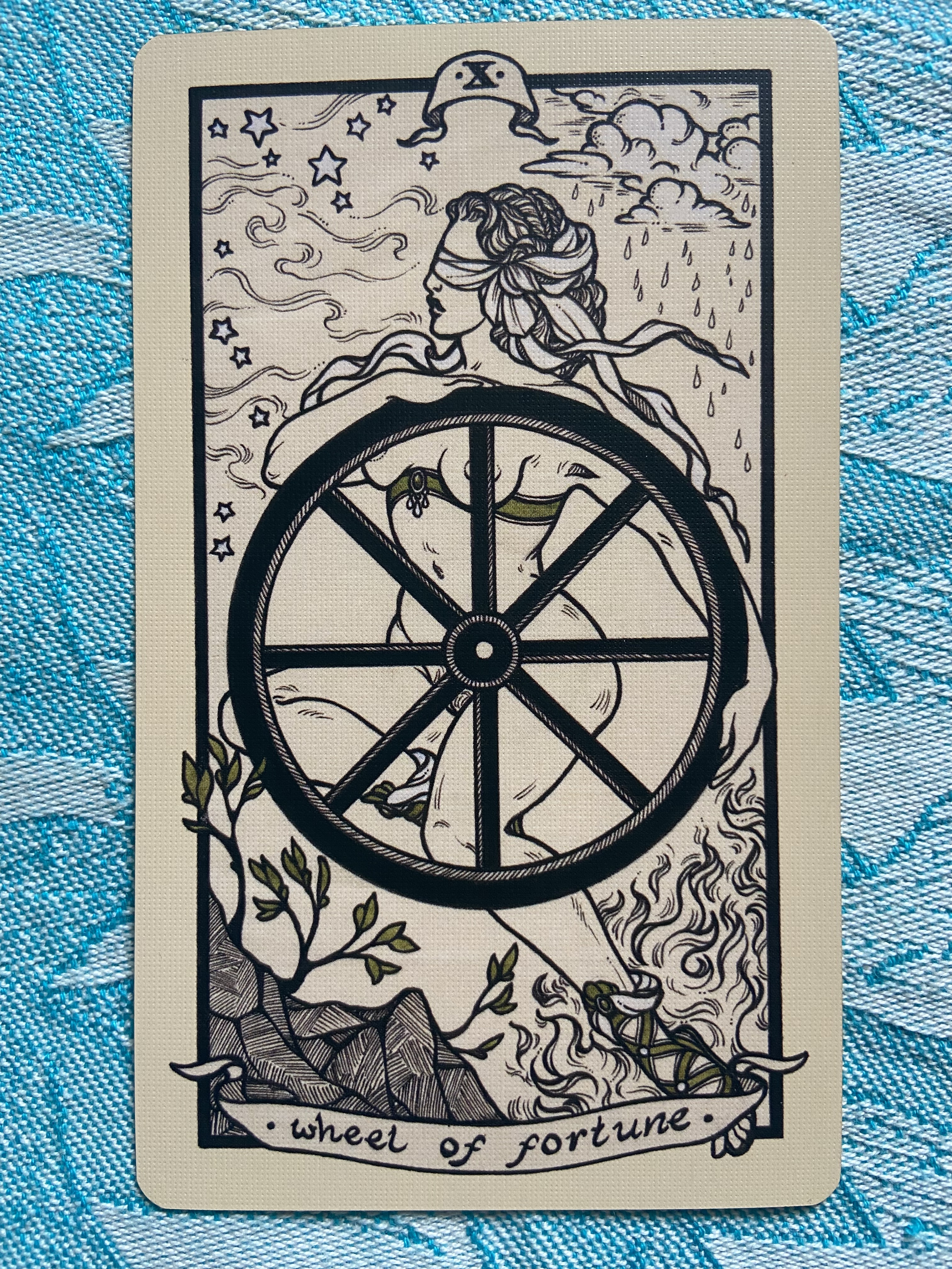 Tarot Card Meanings: The Wheel Of Fortune - Tarot Cake