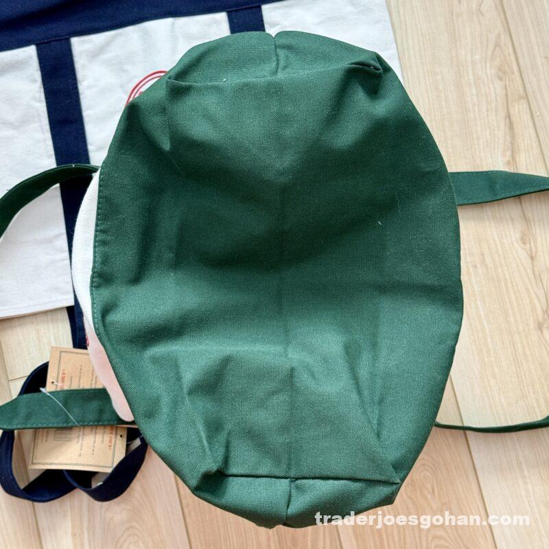 Trader Joe's Green Reusable Canvas Tote Bag トレジョさんのグリーン
