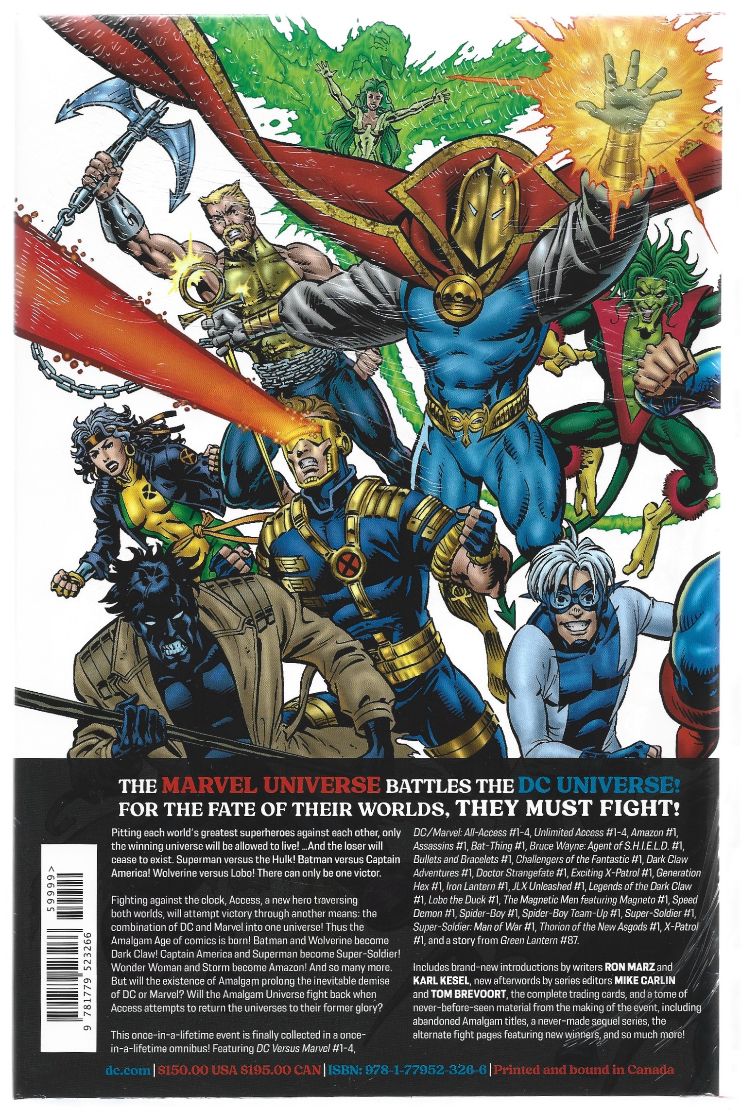 DC Versus Marvel The Amalgam Age Omnibus Dave Gibbons Main Cover