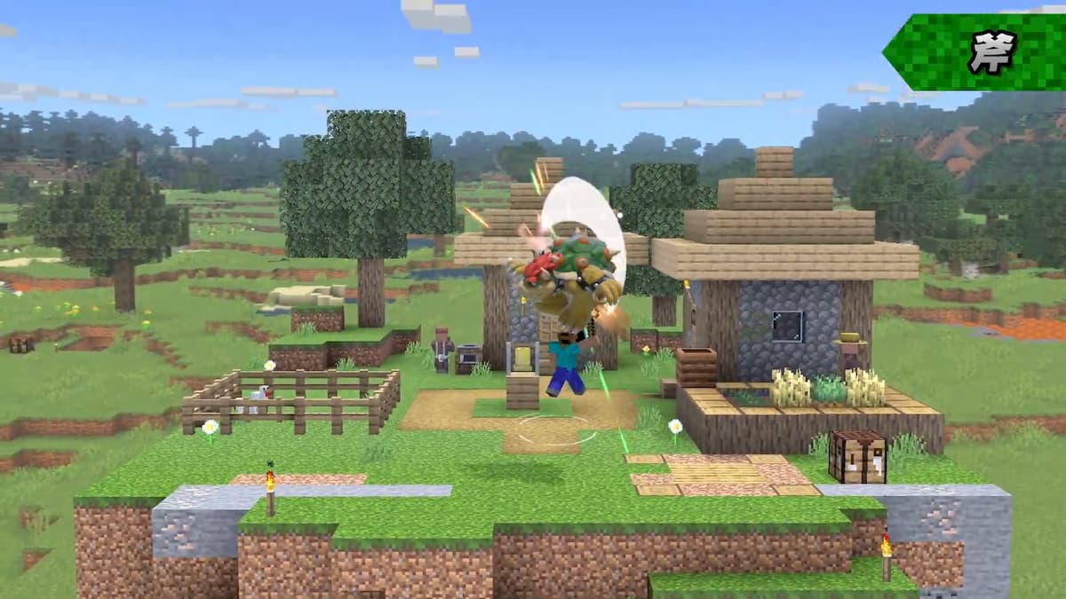 スマブラSP「スティーブ/アレックスのつかいかた」公開！超独特な操作