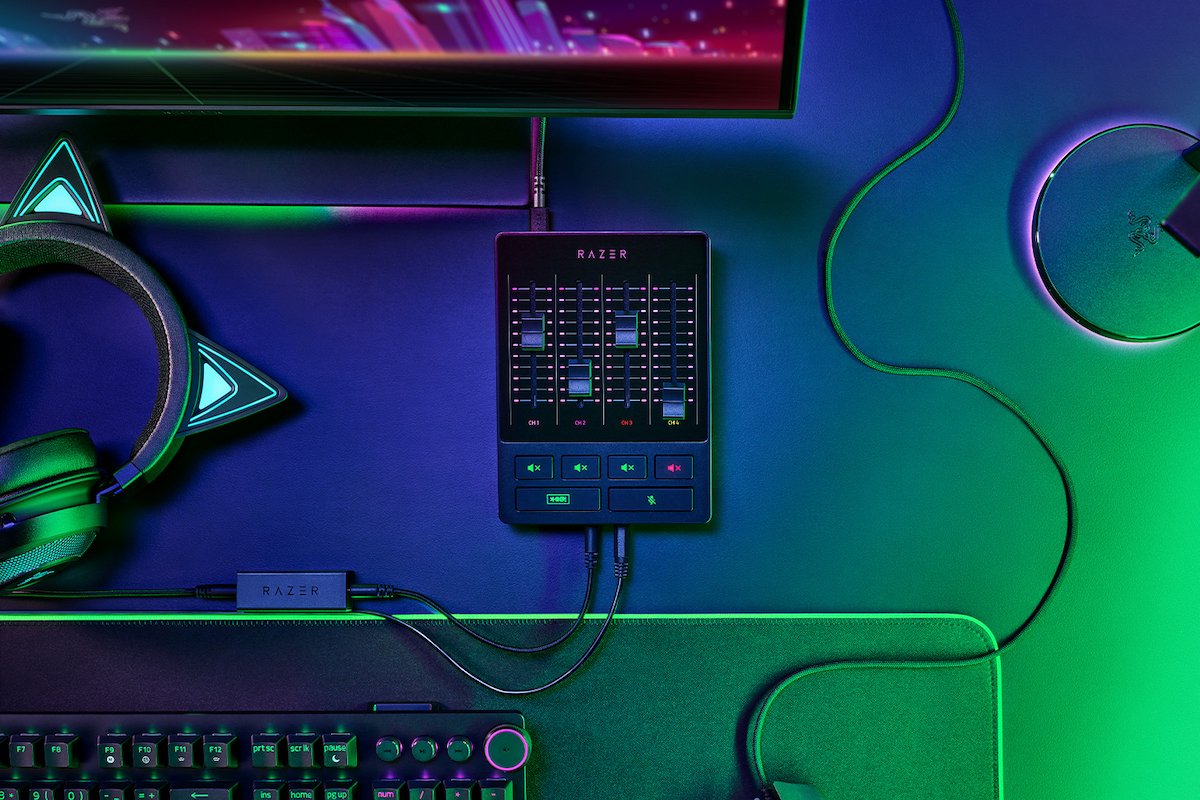 実況配信の必需品もRazerが手掛けるとこうなる！「Razer Audio Mixer