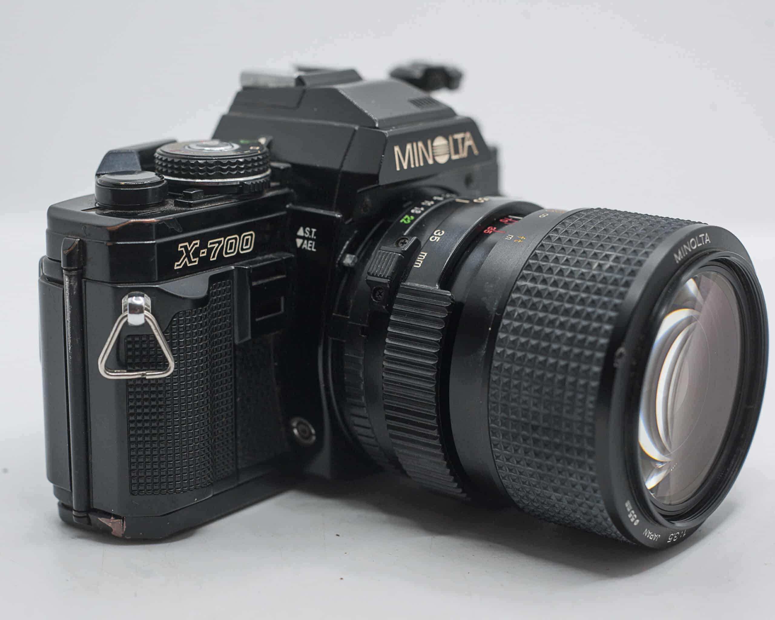 Minolta X-700 with MD 35-70mm F3.5 Macro Lens, Tested & Clean