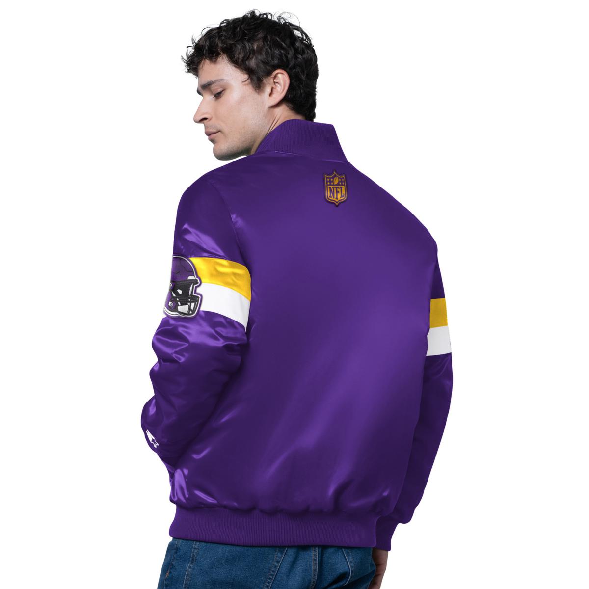 Officially Licensed NFL Starter Unisex Classic Satin Jacket by