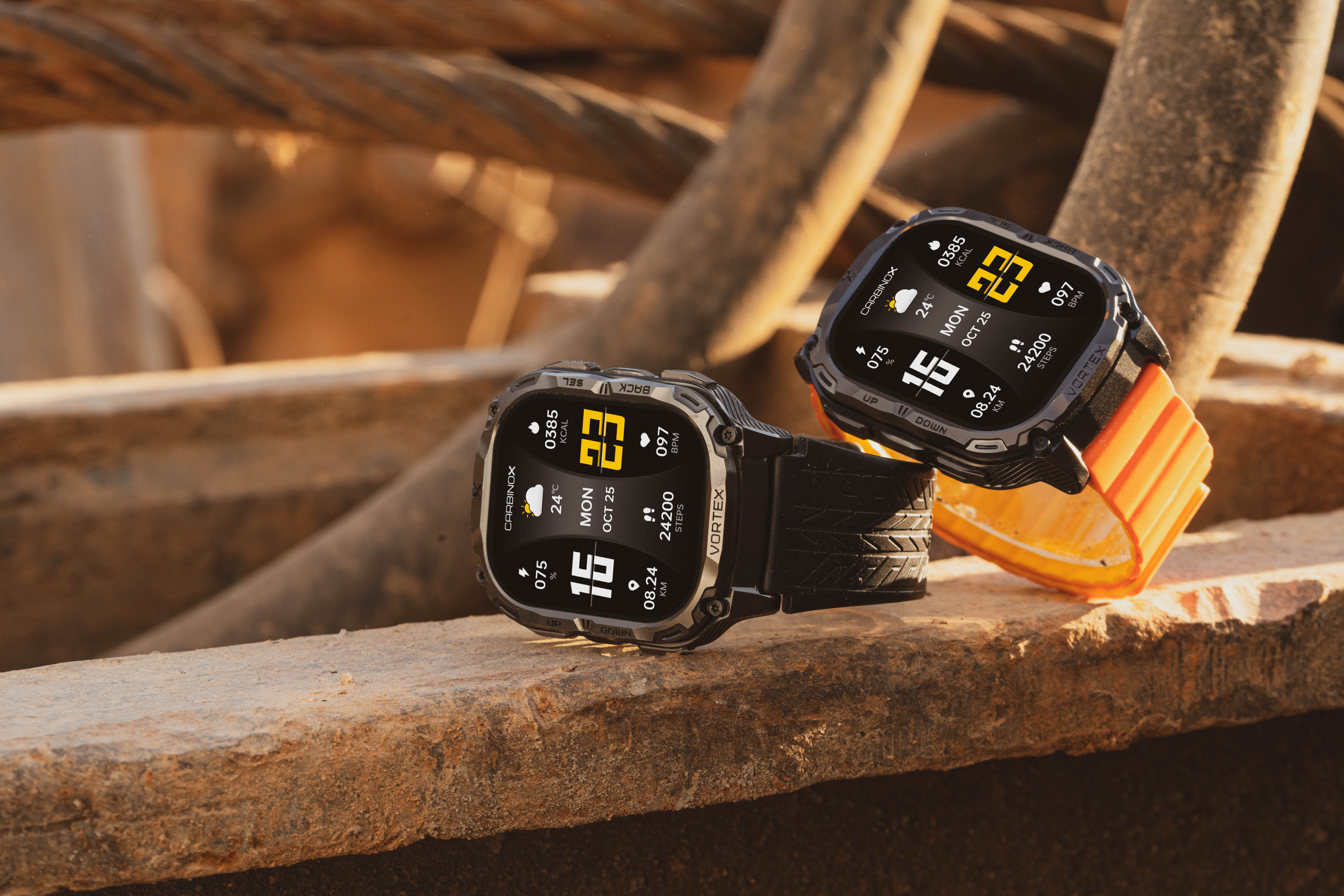 Carbinox vortex smart watch rugged fitness tracker waterproof