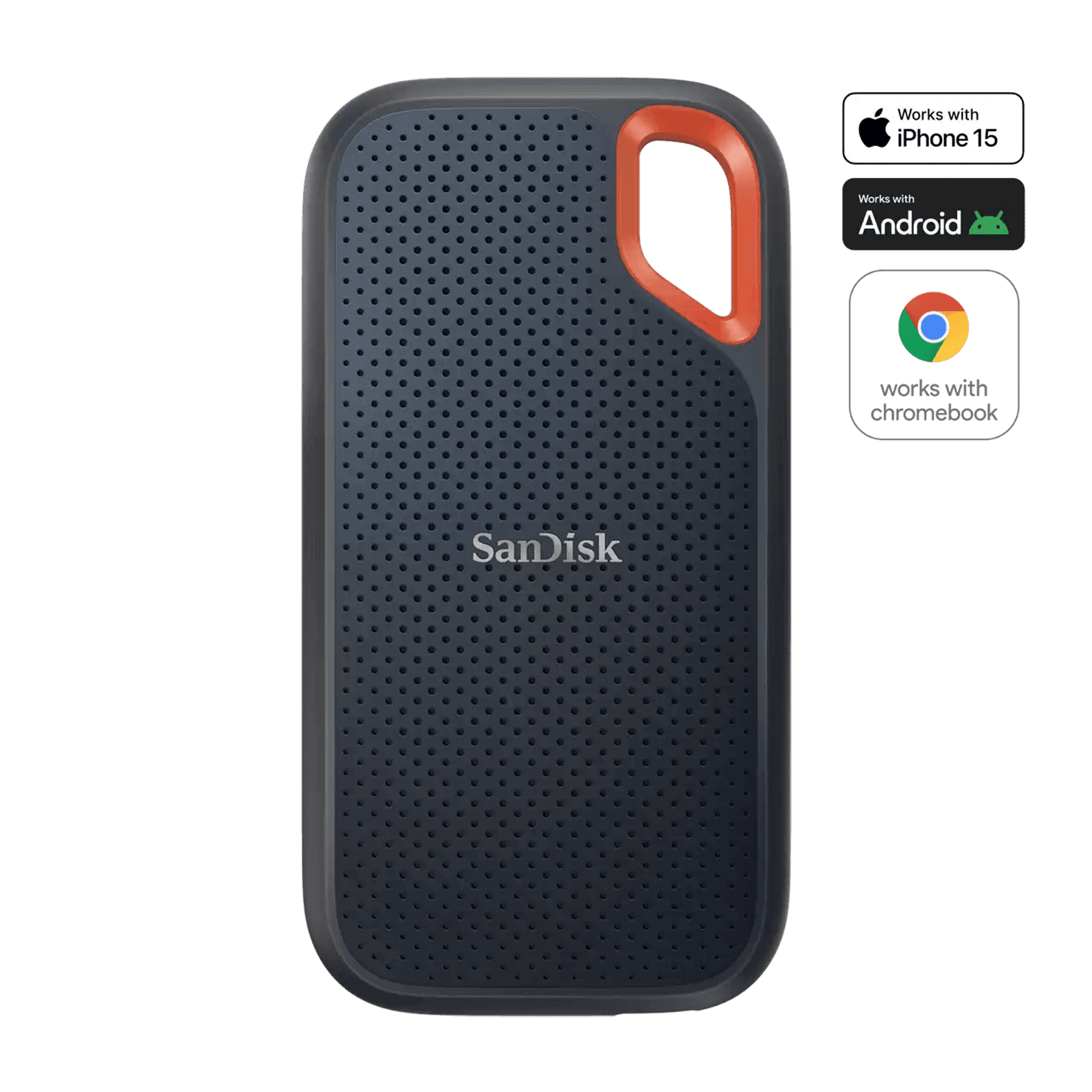 SanDisk Extreme V2 500GB Portable SSD - External Storage for PC