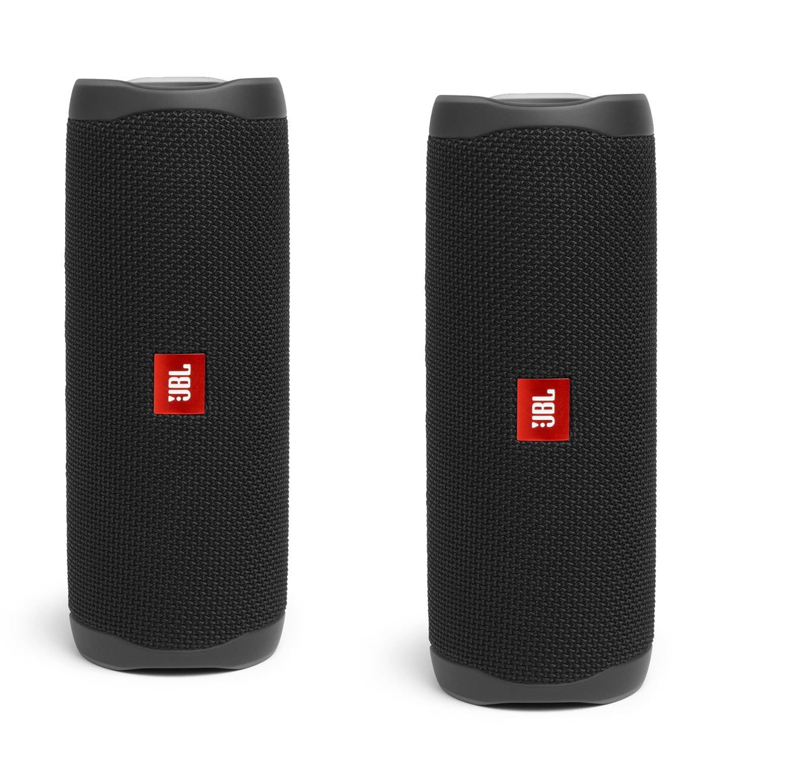 JBL Flip 5 Bluetooth Speakers Pair, Waterproof, JBLFLIP5BLKAM-PR