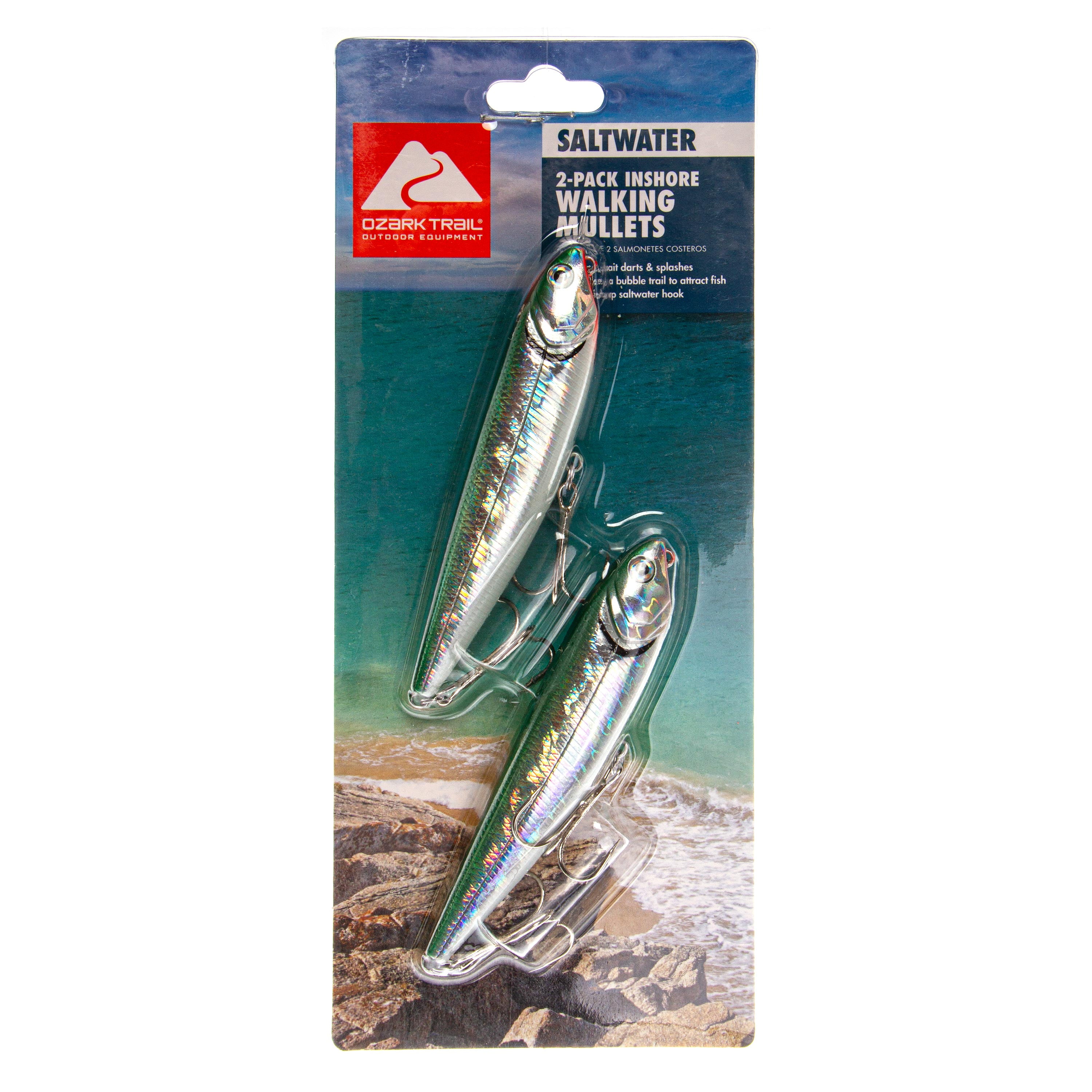 Ozark Trail Inshore Walking Mullet Lures - Colors - Walmart.com