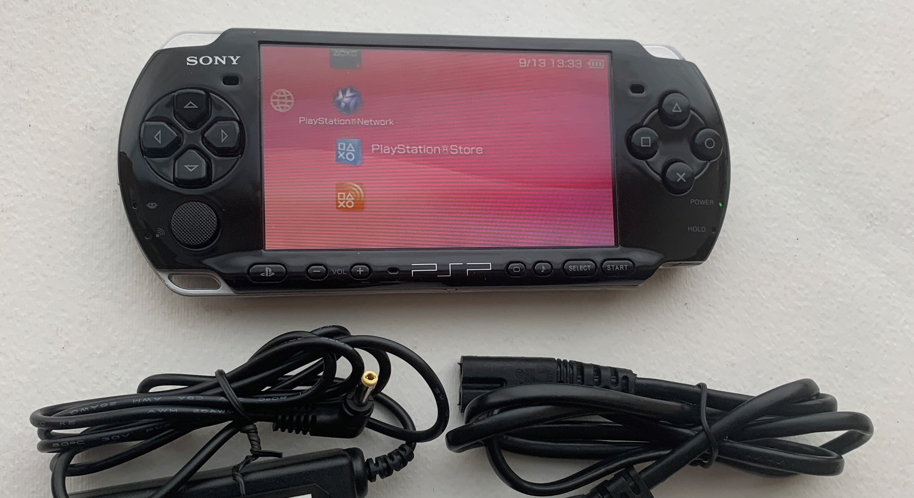 Sony PSP 3000 Console, Black, OEM, Portable PlayStation, WiFi