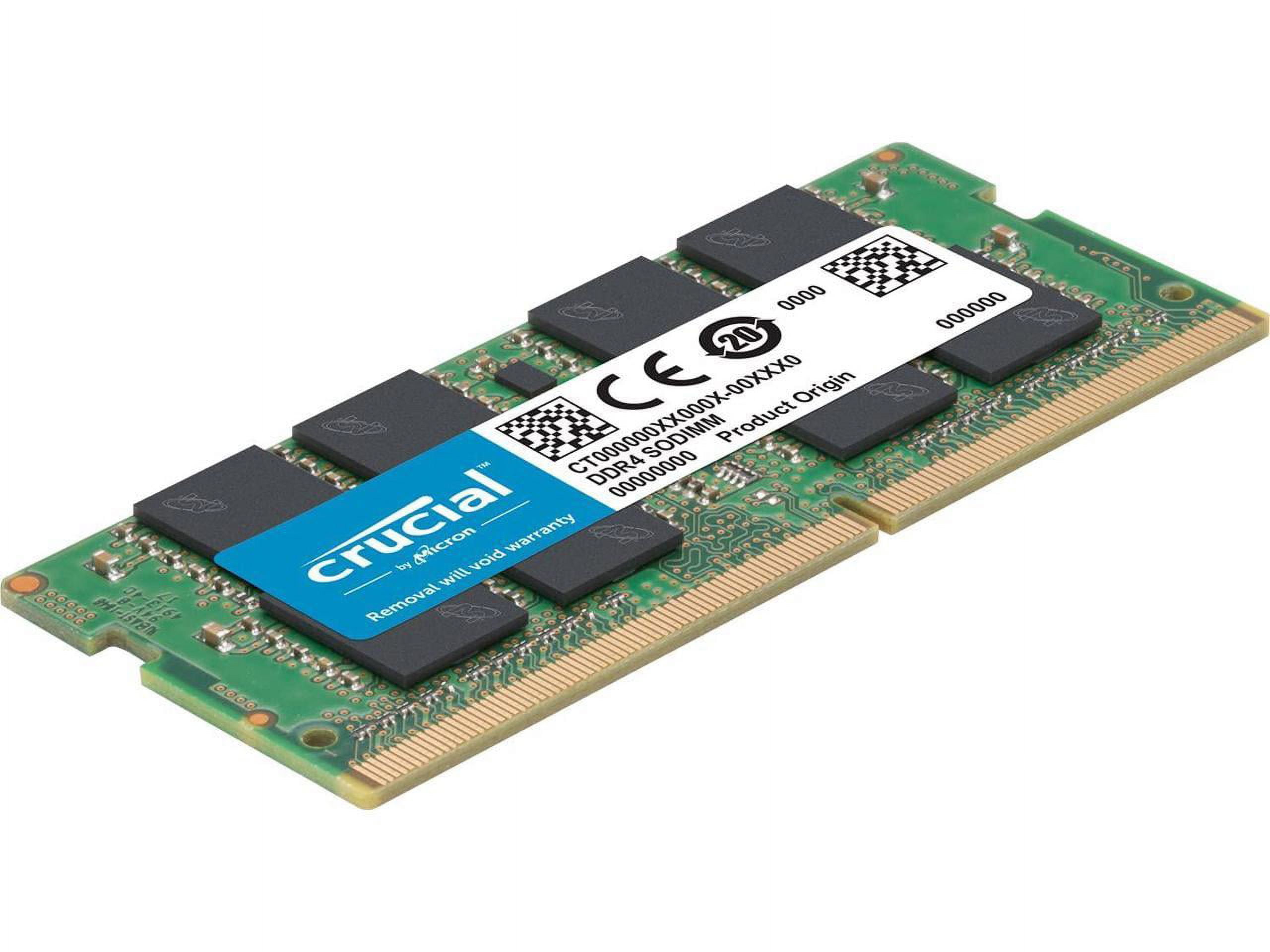 Crucial DDR4 8GB SO-DIMM, 260-pin, 3200 MT/s, PC4-25600, CL22, 1.2