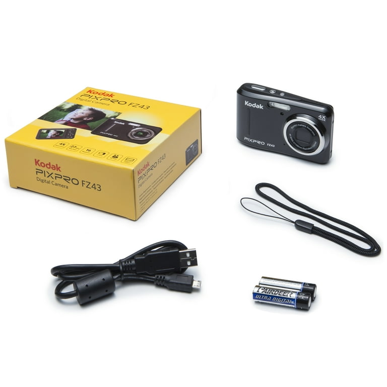 KODAK PIXPRO FZ43 Point Shoot Camera - Compact 16MP, 4X Zoom, HD