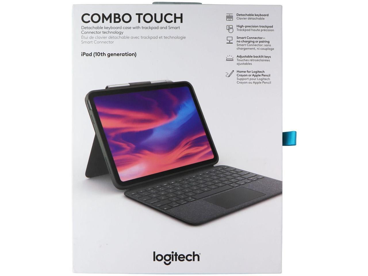 Logitech Combo Touch Detachable Keyboard Case for Apple Smart