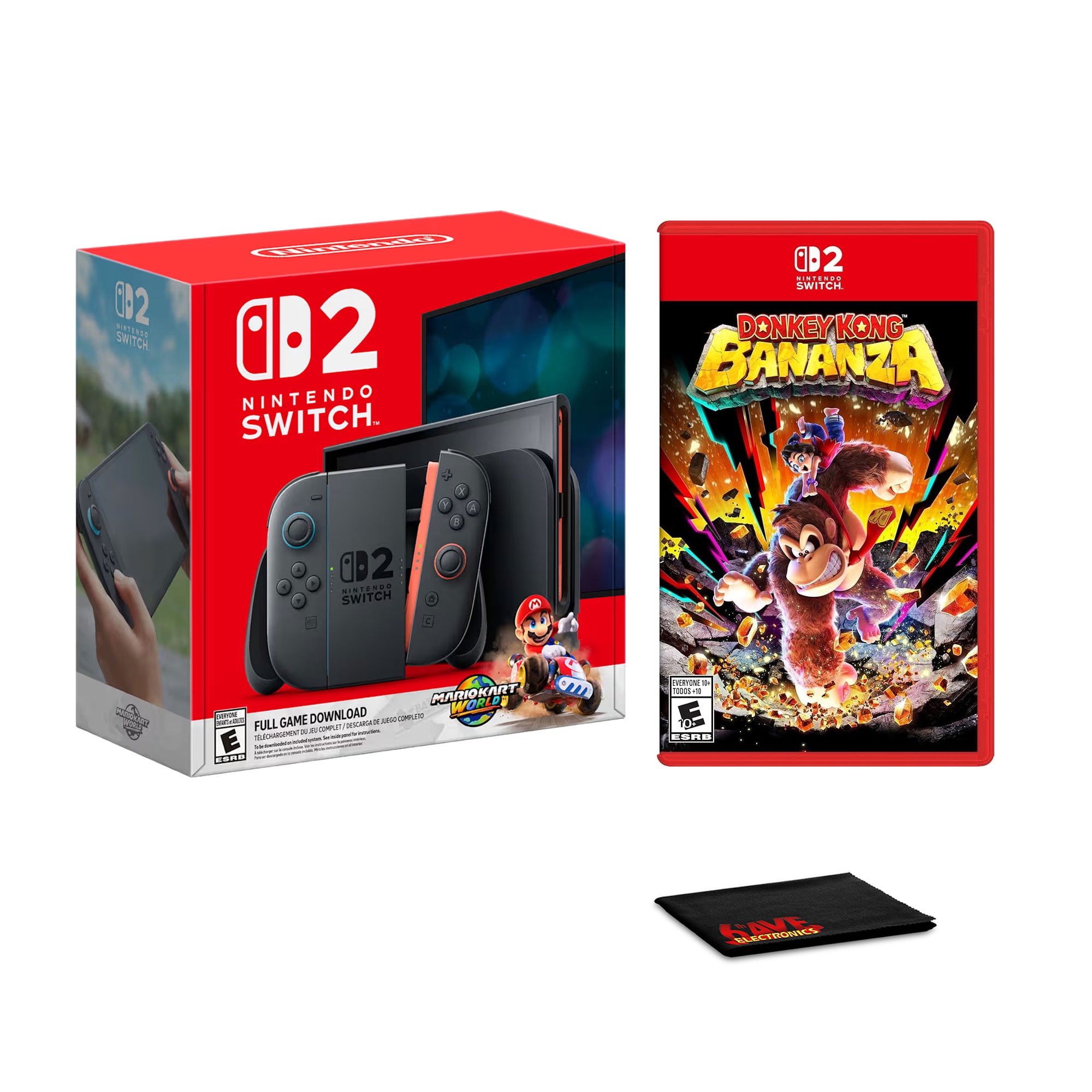 Nintendo Switch 2 Mario Kart World Bundle 256GB 7.9-Inch 1080P