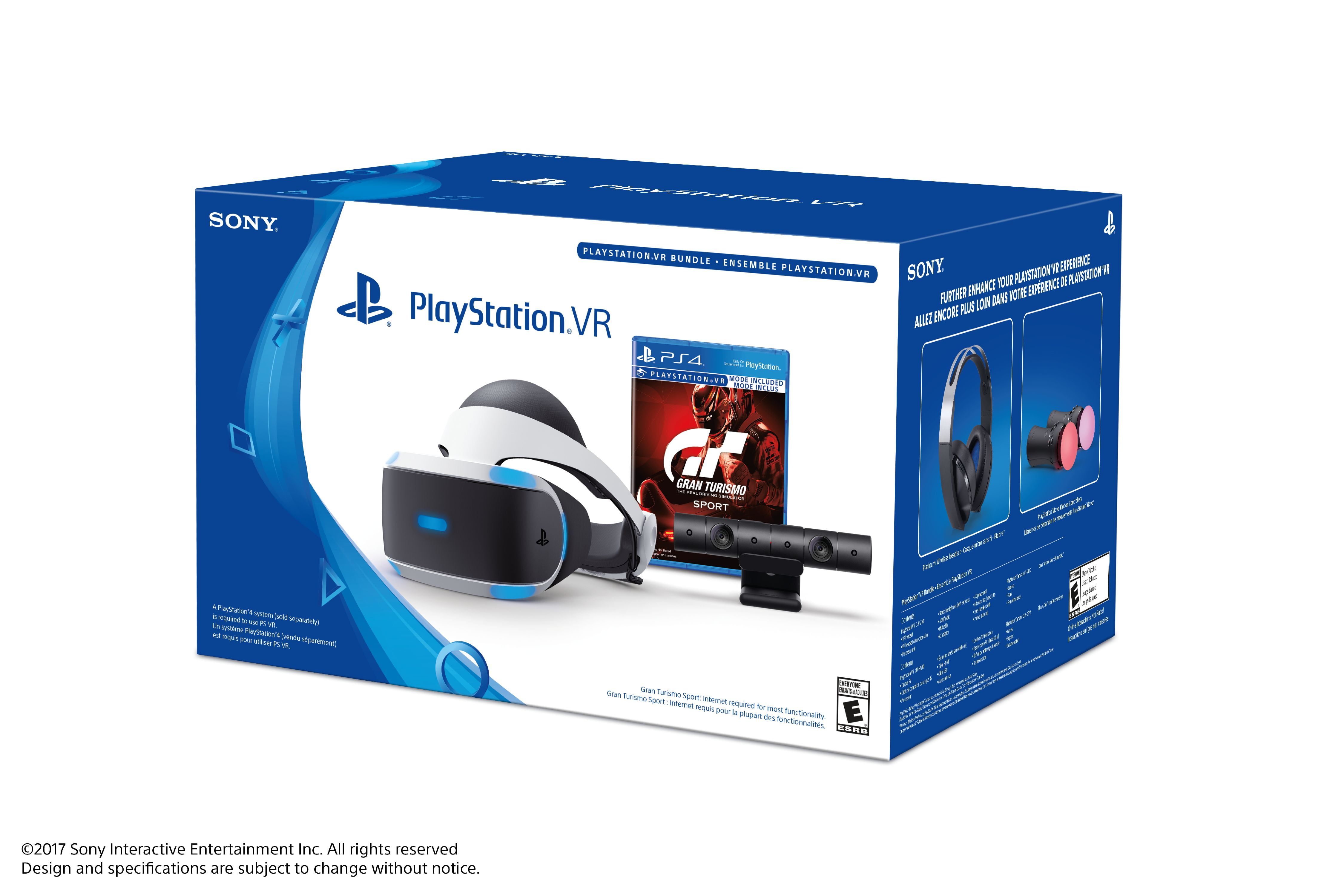 Sony PlayStation VR Bundle: Virtual Reality Headset, Gran Turismo