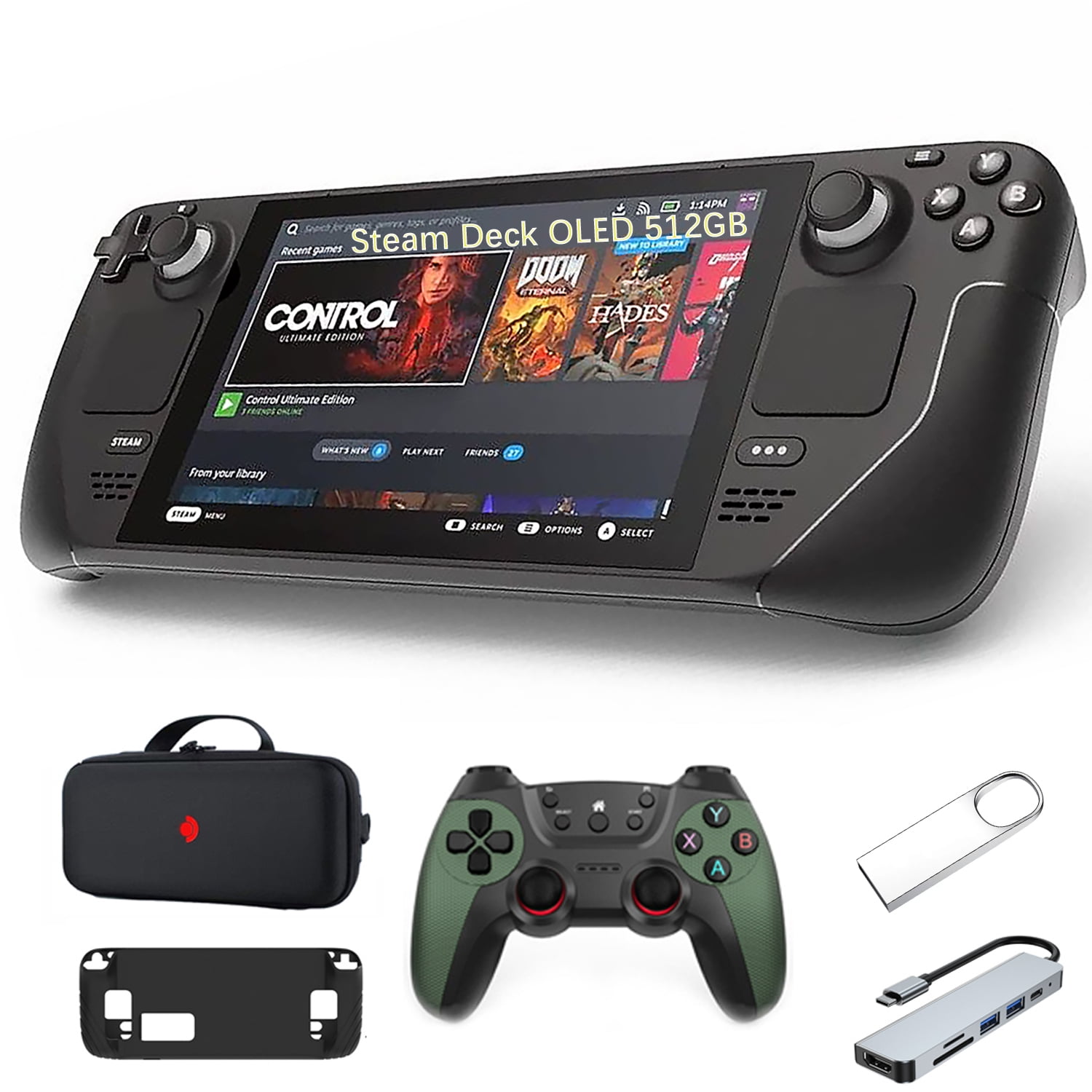 Valve Steam Deck OLED 2TB Handheld Gaming Console, 1280 x 800 LCD