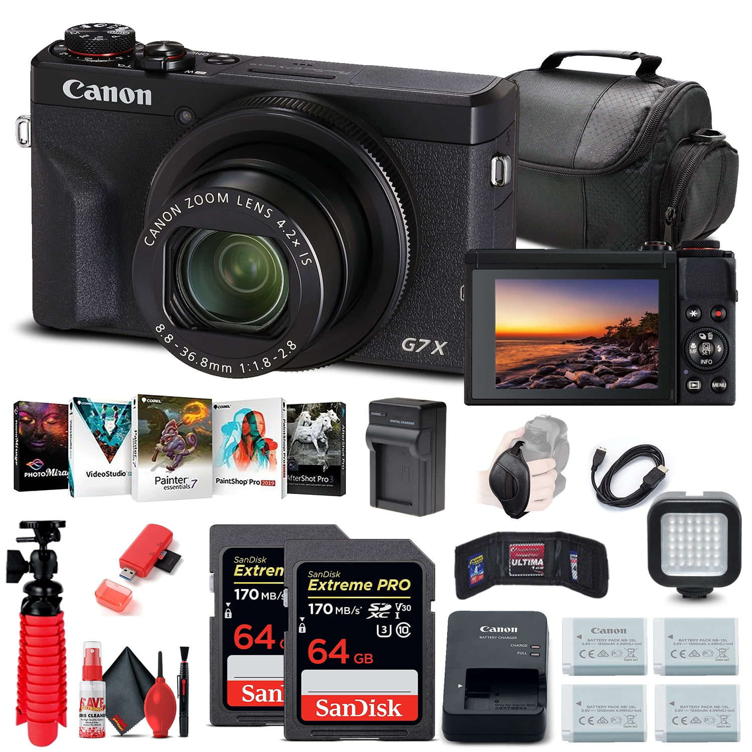 Canon PowerShot G7 X Mark III Digital Camera with Bluetooth, WiFi