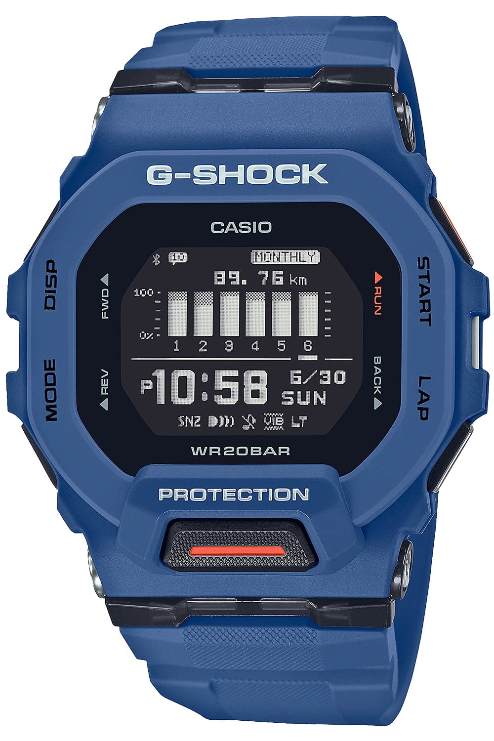 Casio G-Shock GBD200-1E Power Trainer with Bluetooth Mobile Link