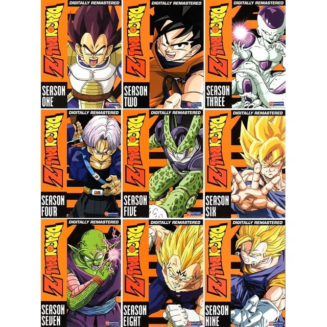 Dragon Ball Z The Complete UNCUT Series Season 1-9 (DVD) - Walmart.com
