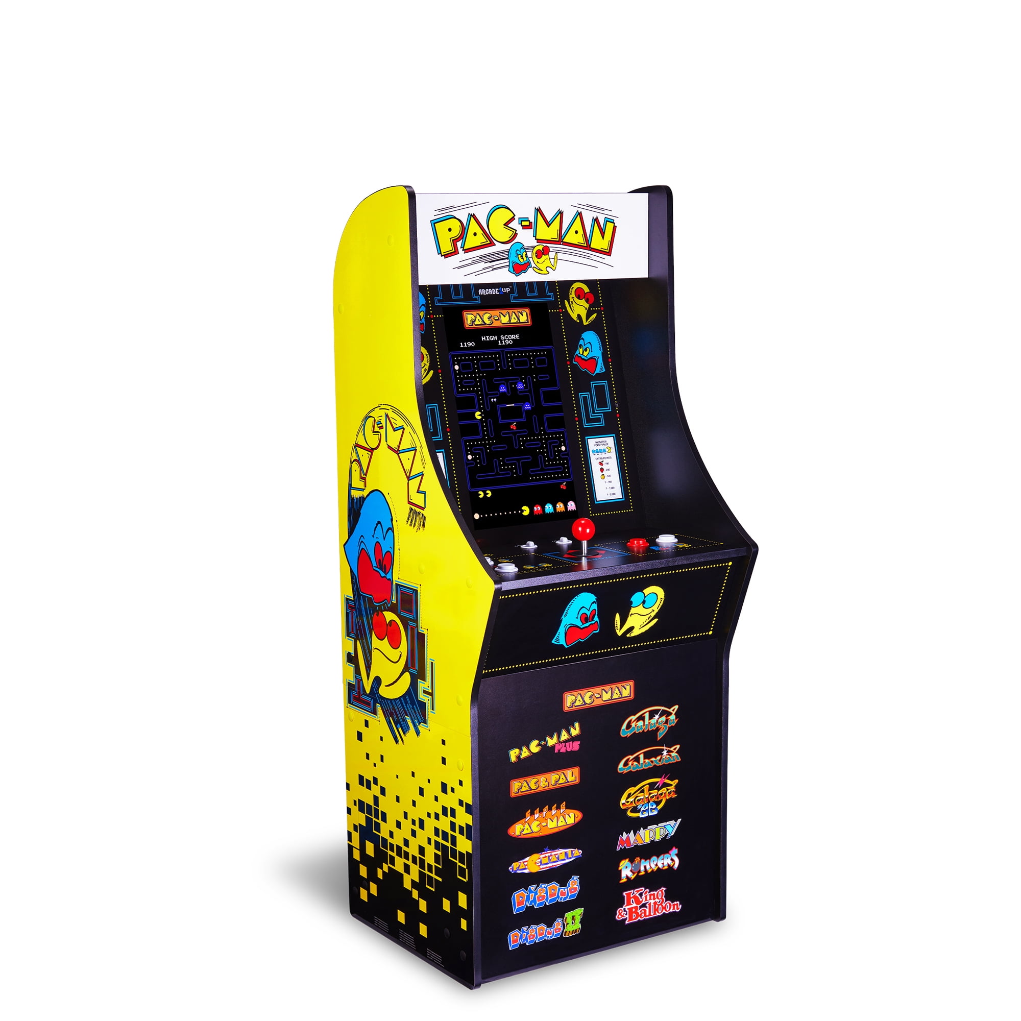 Arcade1UP Pac-Man Yellow Party-cade – 8 Games - Walmart.com
