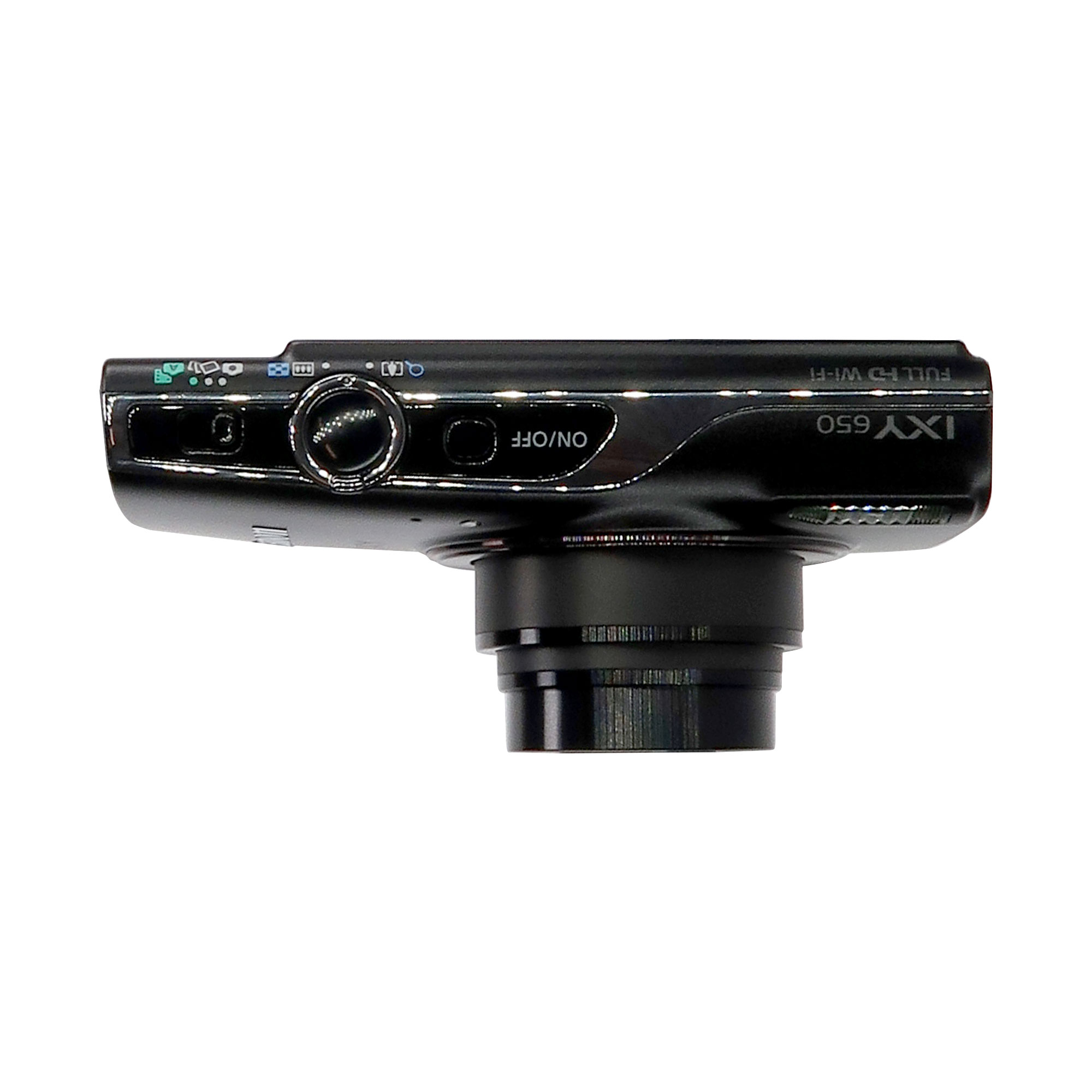 Canon IXY 650 Compact Digital Camera - Black, 12x Optical Zoom, Wi