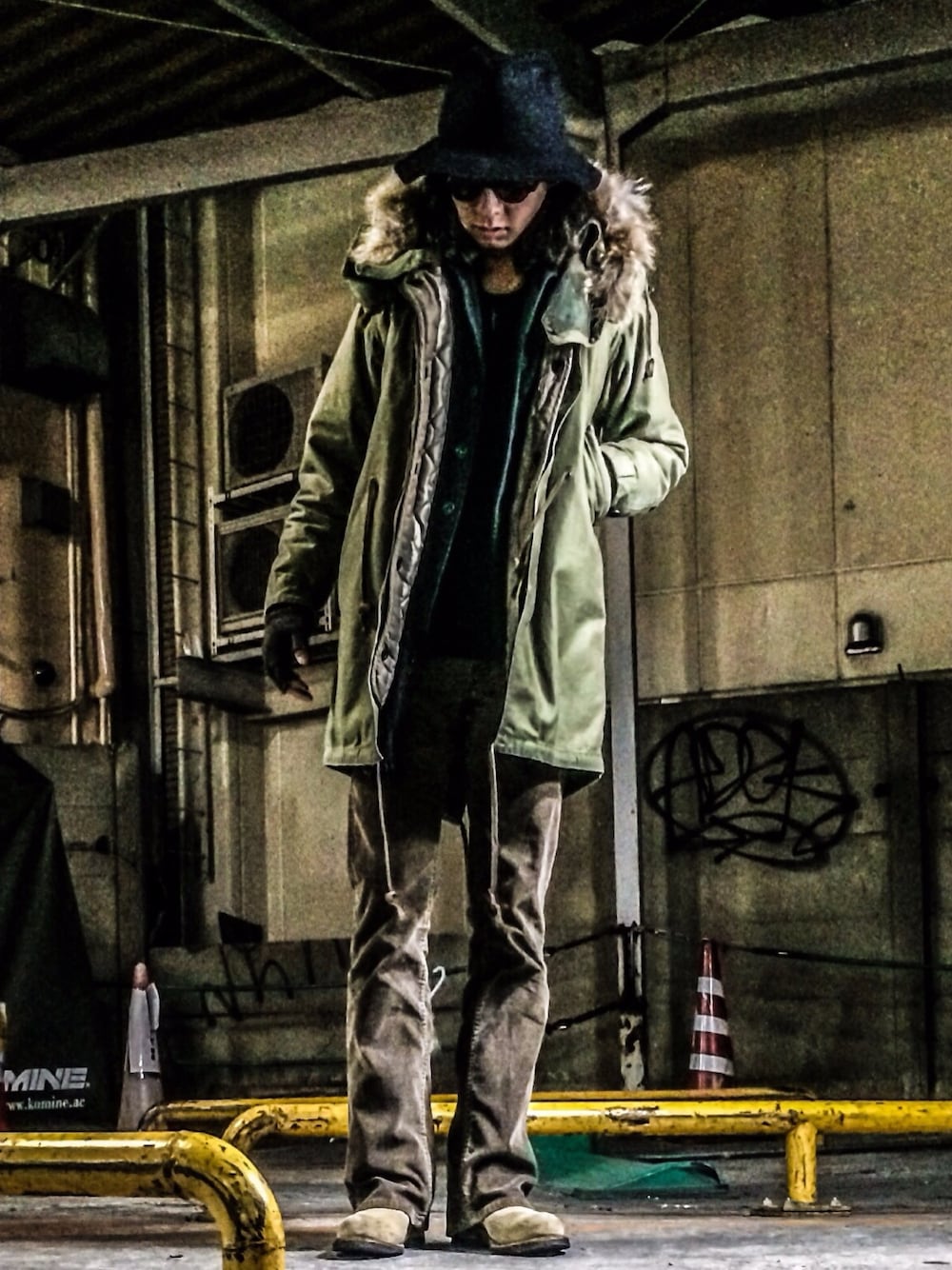 ゆうぞー▽△▽△｜RUDE GALLERYのモッズコートを使ったコーディネート