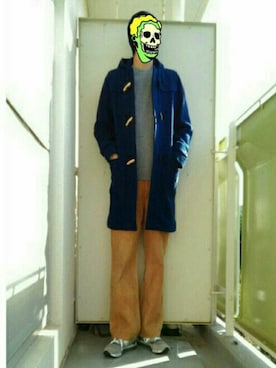 BEDWIN & THE HEARTBREAKERSのダッフルコートを使った人気ファッション