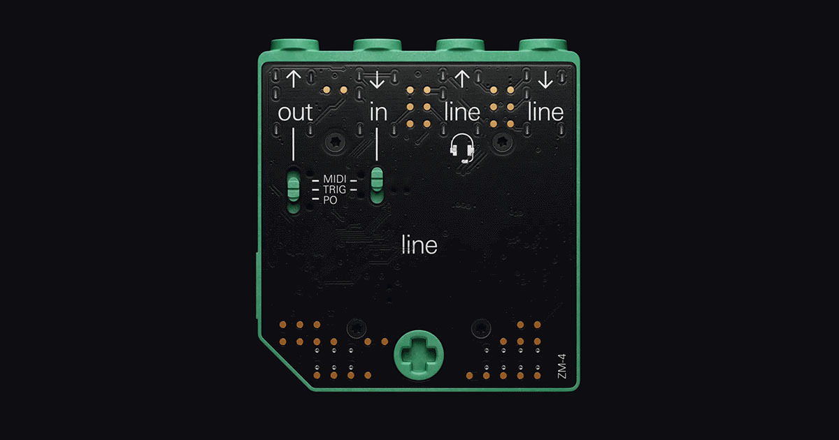 teenage engineering、OP-Zにオーディオ入出力を追加する新作アドオン