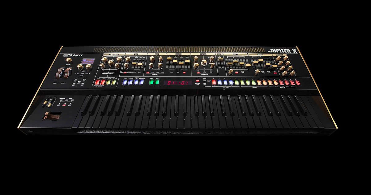 ローランド、創業50周年記念シンセ「JUPITER-X 50th Anniversary Model
