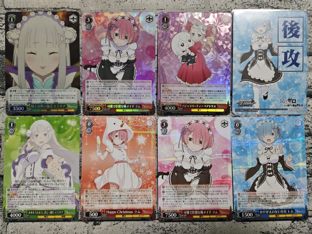 ヴァイス】Re:ゼロから始める異世界生活 Vol.3を3ボックス開封