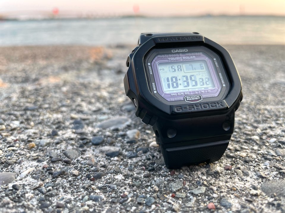 GW-5000-1JFをレビュー！耐衝撃性・ソーラー電池・電波時計の魅力満載G