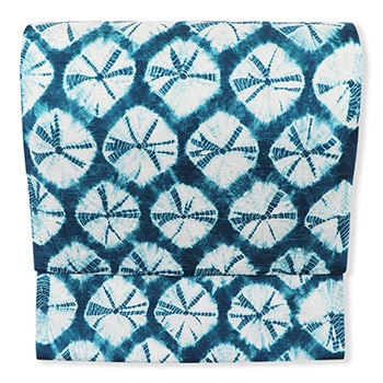 有松鳴海絞り九寸名古屋帯（手廻し蜘蛛絞り）(青緑): 帯｜着物（きもの