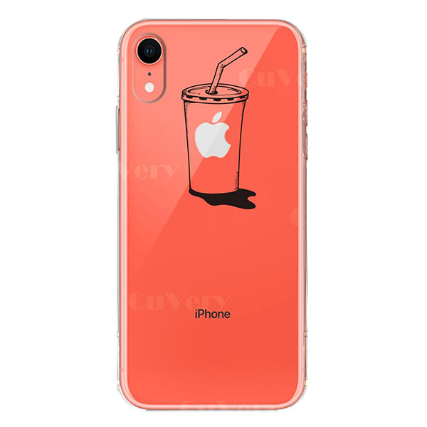 iPhoneXR ケース ソフトケース クリア ワイヤレス充電対応 アップル