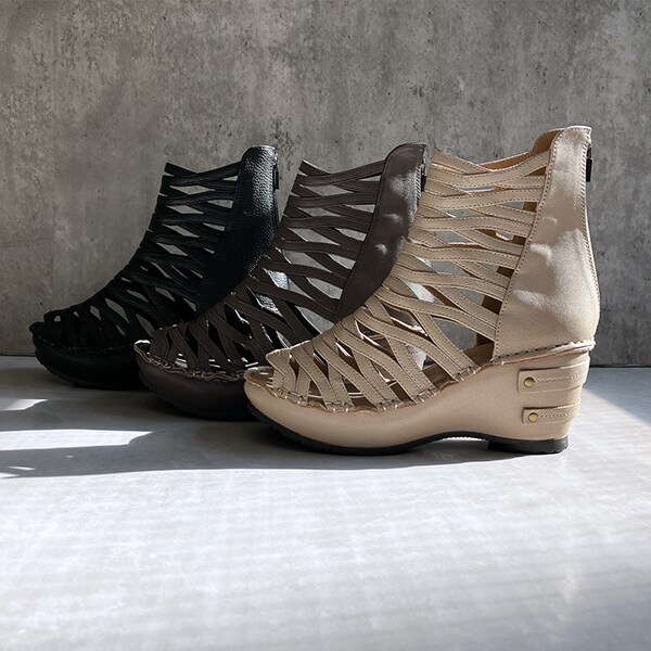 ヒナ デイ グリーン（Hina Day Green）/【人気商品】本革 日本製 厚底