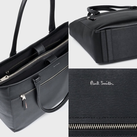ポール スミス Paul Smith トートバッグ ストローグレインレザー
