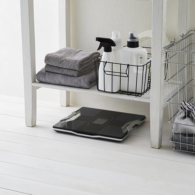 タニタ 体重計 体組成計 スマホ 日本製 メタリックブラック RD-912 BK